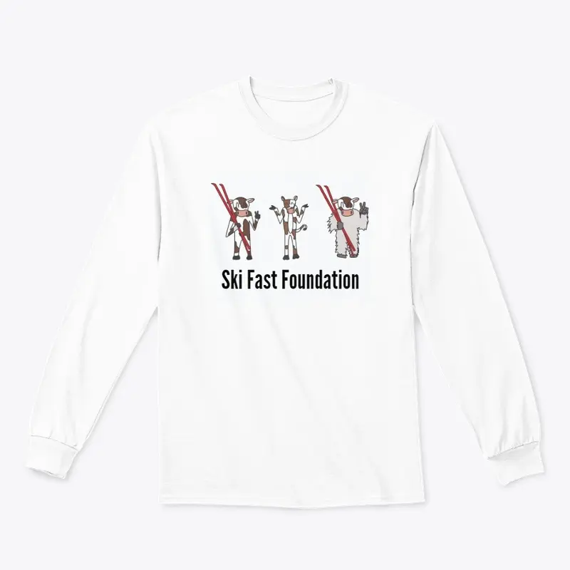 Ski Fast Foundation Cows Logo