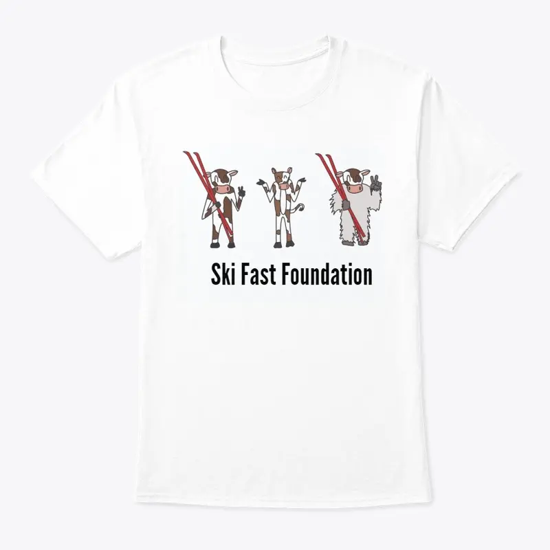 Ski Fast Foundation Cows Logo