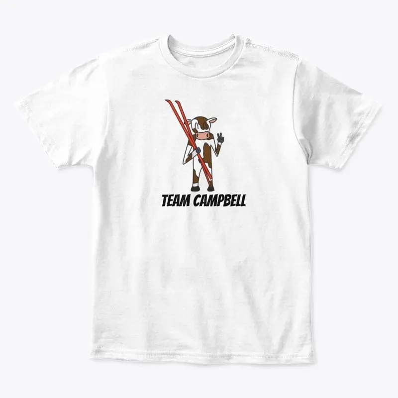 Team Campbell Cow Logo